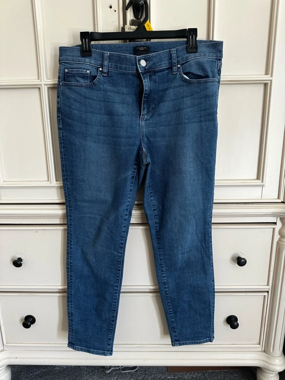 Ann Taylor Dark Blue Stretch Skinny Jeans - Picture 1 of 4